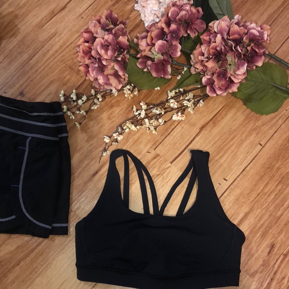 Lululemon black sports bra NWOT